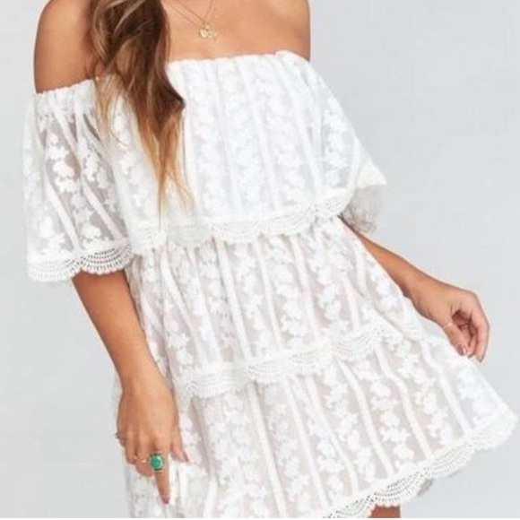 Show Me Your MuMu Dresses & Skirts - Show Me Your Mumu LANA DRESS CROCHET LACE